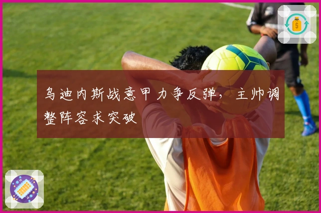 乌迪内斯战意甲力争反弹,主帅调整阵容求突破